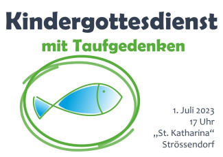 Kindergottesdienst mit Taufgedenken