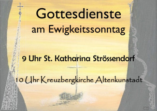 Gottesdienste am Ewigkeitssonntag