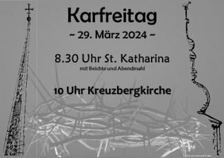 Gottesdienste an Karfreitag