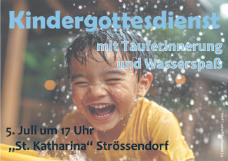 Kindergottesdienst mit Tauferinnerung